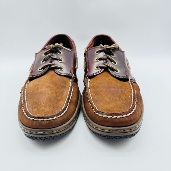 Sperry Shoes Mens 12 Brown Suede Boat Deck Loafers Slip On Casual Moccasins - Picture 5 of 11
